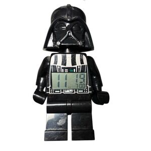LEGO Star Wars Darth Vader Minifigure Alarm Clock Black 9002113 Digital Light Up